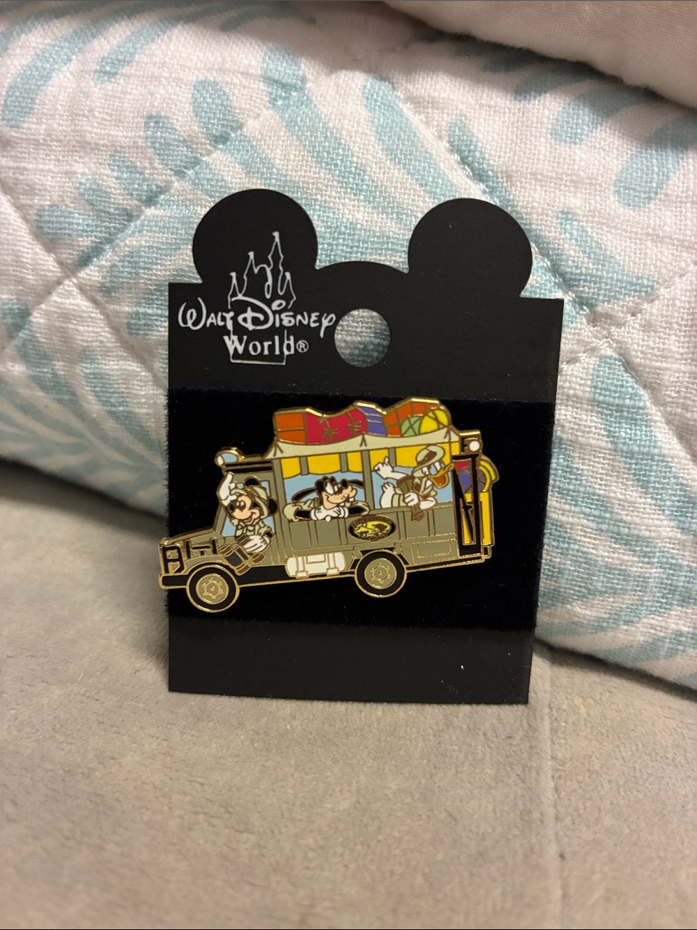 Disney World Animal Kingdom. Mickey and the gang safari pin.